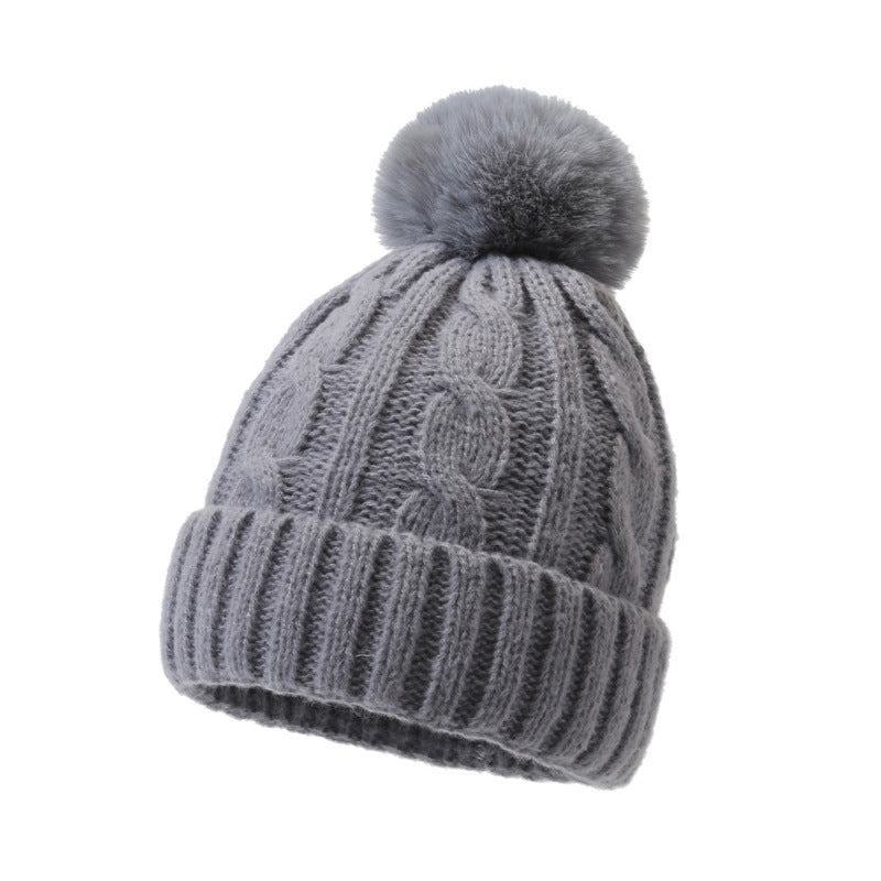 Wholesale 2023 Winter Velvet Thickened Warm Hat Cotton Woolen Hat